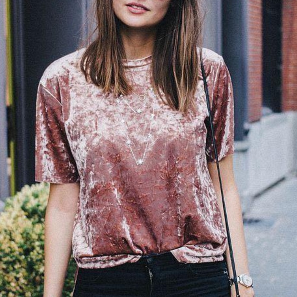 Velvet Bershka tee shirt